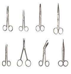 انواع قیچی جراحی و پنس های جراحی